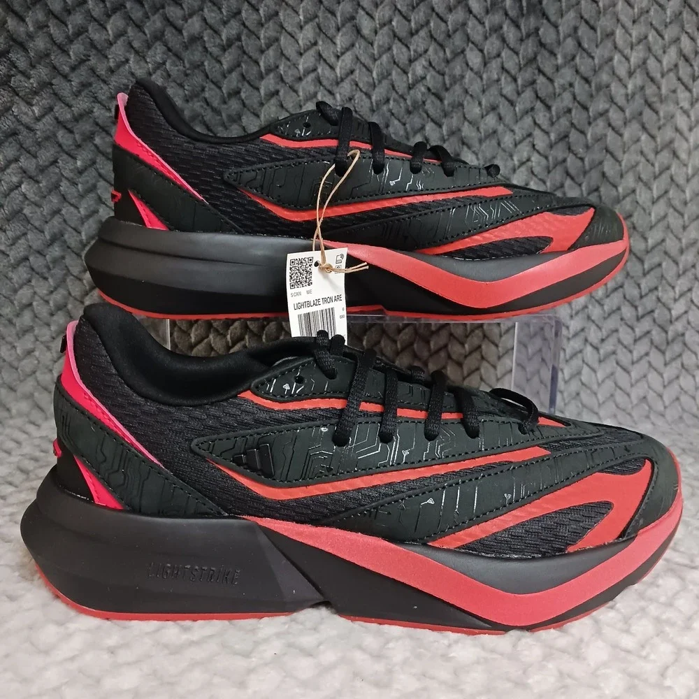 Adidas X Tron Ares Lightblaze Men's Casual Sneakers Shoes Black Red Size 6.5